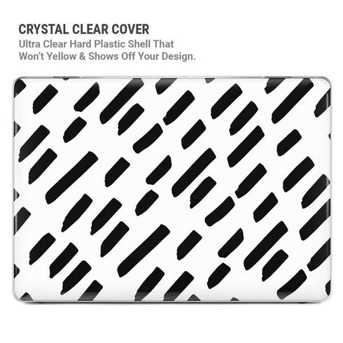 Black Dash MacBook Air 15in (2023-2025) Case plus Skin